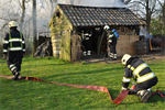 Prio 1 Brand Bijgebouw Lutkepost Buitenpost